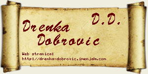 Drenka Dobrović vizit kartica